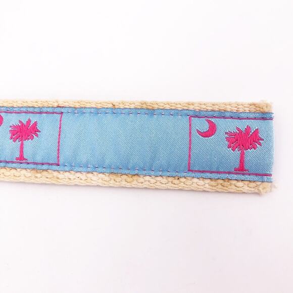🔴 South Carolina state flag canvas ribbon belt - Picture 4 of 5